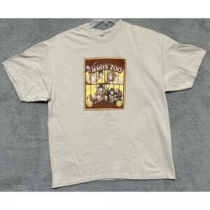 Vintage The‎ Who Band T Shirt Who's Zoo Album Mens Size XL 90s Rock Music
